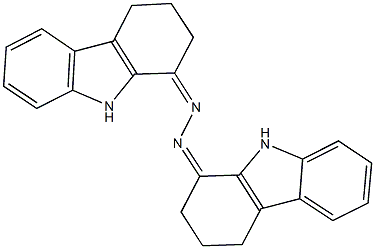 2,3,4,9-tetrahydro-1H-carbazol-1-one 2,3,4,9-tetrahydro-1H-carbazol-1-ylidenehydrazone Struktur