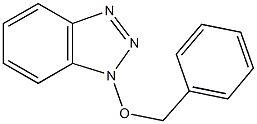 1-(ベンジルオキシ)-1H-ベンゾトリアゾール 化学構造式