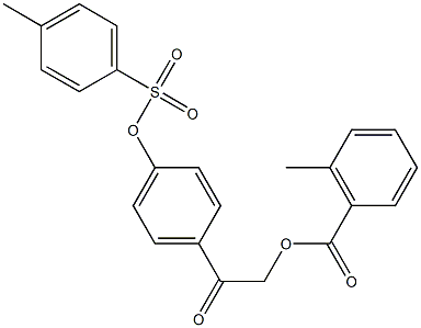 690222-06-1 2-(4-{[(4-methylphenyl)sulfonyl]oxy}phenyl)-2-oxoethyl 2-methylbenzoate