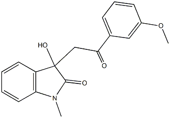 690693-22-2 3-hydroxy-3-[2-(3-methoxyphenyl)-2-oxoethyl]-1-methyl-1,3-dihydro-2H-indol-2-one