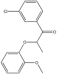 692288-69-0 1-(3-chlorophenyl)-2-(2-methoxyphenoxy)-1-propanone