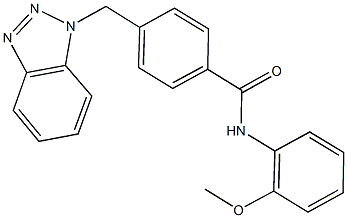 692770-15-3 4-(1H-1,2,3-benzotriazol-1-ylmethyl)-N-(2-methoxyphenyl)benzamide