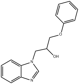1-(1H-benzimidazol-1-yl)-3-phenoxy-2-propanol Structure