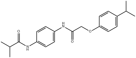 694521-82-9 N-(4-{[(4-isopropylphenoxy)acetyl]amino}phenyl)-2-methylpropanamide