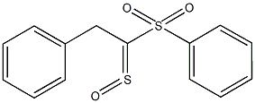 phenyl 2-phenyl-1-sulfinylethyl sulfone 结构式