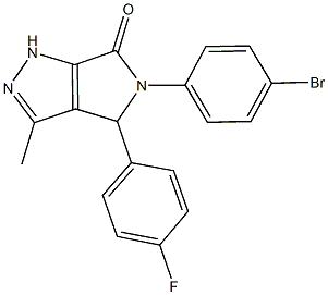 696641-96-0 5-(4-bromophenyl)-4-(4-fluorophenyl)-3-methyl-4,5-dihydropyrrolo[3,4-c]pyrazol-6(1H)-one