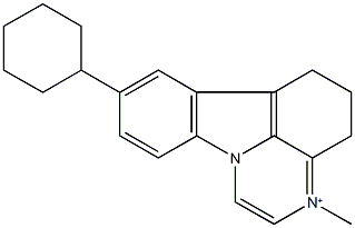 697224-07-0 8-cyclohexyl-3-methyl-5,6-dihydro-4H-pyrazino[3,2,1-jk]carbazol-3-ium