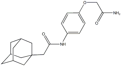 2-(1-adamantyl)-N-[4-(2-amino-2-oxoethoxy)phenyl]acetamide|