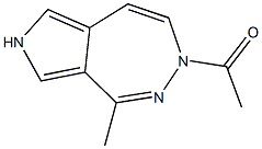 3-acetyl-1-methyl-3,7-dihydropyrrolo[3,4-d][1,2]diazepine|