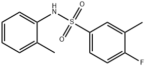 4-fluoro-3-methyl-N-(2-methylphenyl)benzenesulfonamide|
