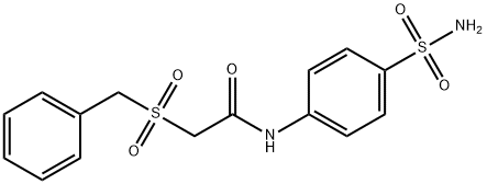 N-[4-(aminosulfonyl)phenyl]-2-(benzylsulfonyl)acetamide Structure