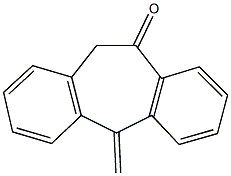5-methylene-5,11-dihydro-10H-dibenzo[a,d]cyclohepten-10-one Struktur