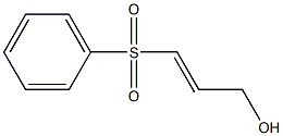 3-(phenylsulfonyl)-2-propen-1-ol Structure