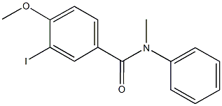 3-iodo-4-methoxy-N-methyl-N-phenylbenzamide Structure