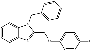 1-benzyl-2-[(4-fluorophenoxy)methyl]-1H-benzimidazole,713080-49-0,结构式