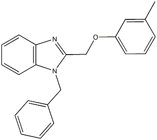 713080-50-3 1-benzyl-2-[(3-methylphenoxy)methyl]-1H-benzimidazole