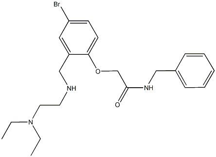 713103-69-6 N-benzyl-2-[4-bromo-2-({[2-(diethylamino)ethyl]amino}methyl)phenoxy]acetamide