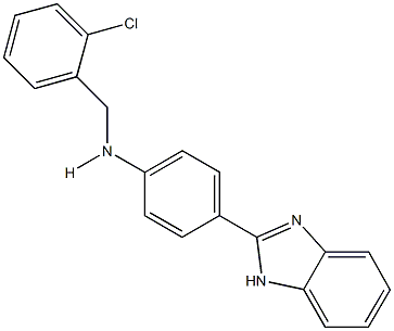 4-(1H-benzimidazol-2-yl)-N-(2-chlorobenzyl)aniline|