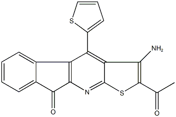 717843-80-6 2-acetyl-3-amino-4-(2-thienyl)-9H-indeno[2,1-b]thieno[3,2-e]pyridin-9-one