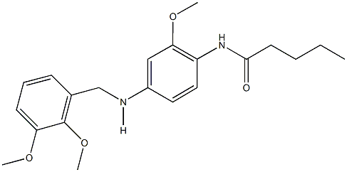 717894-01-4 N-{4-[(2,3-dimethoxybenzyl)amino]-2-methoxyphenyl}pentanamide
