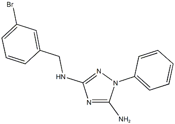 N-(5-amino-1-phenyl-1H-1,2,4-triazol-3-yl)-N-(3-bromobenzyl)amine|