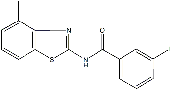 3-iodo-N-(4-methyl-1,3-benzothiazol-2-yl)benzamide|