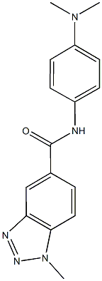 722469-55-8 N-[4-(dimethylamino)phenyl]-1-methyl-1H-1,2,3-benzotriazole-5-carboxamide