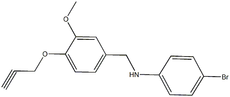 722470-27-1 4-bromo-N-[3-methoxy-4-(2-propynyloxy)benzyl]aniline