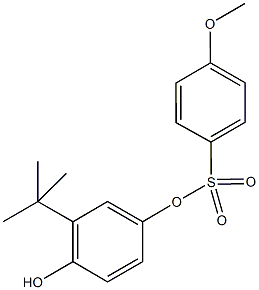 723256-63-1 3-tert-butyl-4-hydroxyphenyl4-methoxybenzenesulfonate
