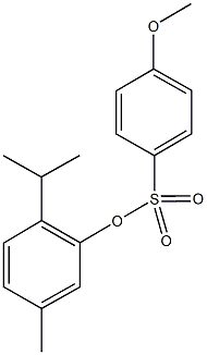 2-isopropyl-5-methylphenyl4-methoxybenzenesulfonate|