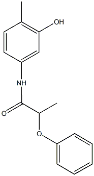 N-(3-hydroxy-4-methylphenyl)-2-phenoxypropanamide|