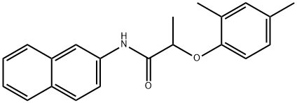 2-(2,4-dimethylphenoxy)-N-(2-naphthyl)propanamide Struktur