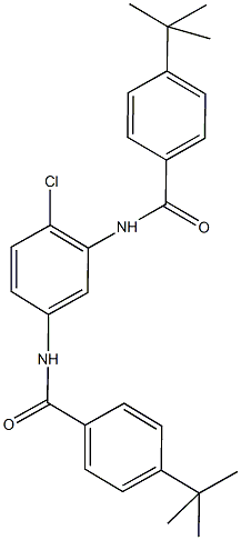 4-tert-butyl-N-{5-[(4-tert-butylbenzoyl)amino]-2-chlorophenyl}benzamide|