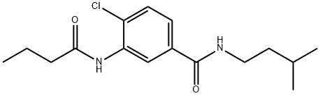 723290-92-4 3-(butyrylamino)-4-chloro-N-isopentylbenzamide