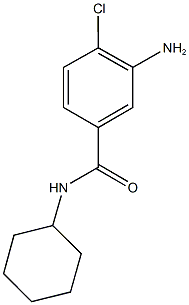 3-amino-4-chloro-N-cyclohexylbenzamide Structure