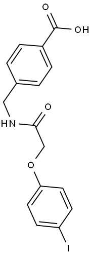 4-({[(4-iodophenoxy)acetyl]amino}methyl)benzoic acid|