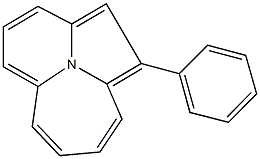 1-phenylazepino[2,1,7-cd]indolizine Struktur