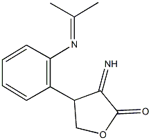 3-imino-4-{2-[(1-methylethylidene)amino]phenyl}dihydro-2(3H)-furanone,723740-46-3,结构式