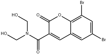 723741-09-1 6,8-dibromo-N,N-bis(hydroxymethyl)-2-oxo-2H-chromene-3-carboxamide