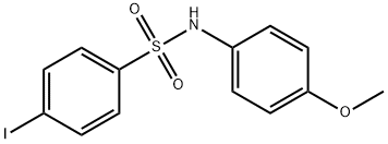 4-iodo-N-(4-methoxyphenyl)benzenesulfonamide Structure