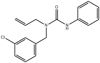 N-allyl-N-(3-chlorobenzyl)-N'-phenylurea Structure