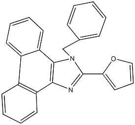 1-benzyl-2-(2-furyl)-1H-phenanthro[9,10-d]imidazole,723751-20-0,结构式