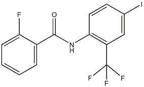 2-fluoro-N-[4-iodo-2-(trifluoromethyl)phenyl]benzamide|