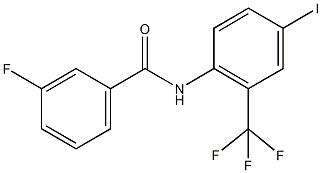 3-fluoro-N-[4-iodo-2-(trifluoromethyl)phenyl]benzamide|