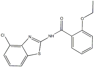 N-(4-chloro-1,3-benzothiazol-2-yl)-2-ethoxybenzamide Structure