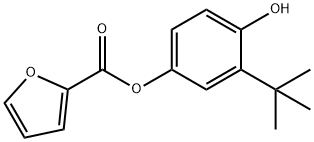 3-tert-butyl-4-hydroxyphenyl 2-furoate Structure