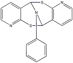 17-phenyl-8,16-dithia-6,14,17-triazatetracyclo[7.7.1.0~2,7~.0~10,15~]heptadeca-2,4,6,10,12,14-hexaene Struktur