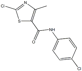 724429-01-0 2-chloro-N-(4-chlorophenyl)-4-methyl-1,3-thiazole-5-carboxamide