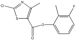 3-fluoro-2-methylphenyl2-chloro-4-methyl-1,3-thiazole-5-carboxylate|