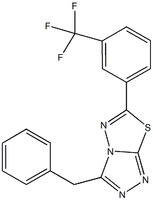 724432-00-2 3-benzyl-6-[3-(trifluoromethyl)phenyl][1,2,4]triazolo[3,4-b][1,3,4]thiadiazole